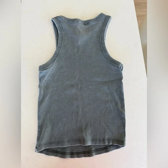 ZARA Washed Rib Tank Top - Picture 10 of 10
